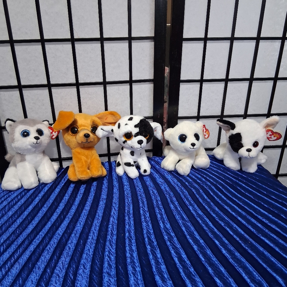 Ty Beanie Baby Dog Collection - Multicolor Set